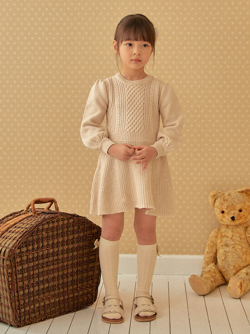 Lolobole - Korean Children Fashion - #kidzfashiontrend - Loro Knit One-piece