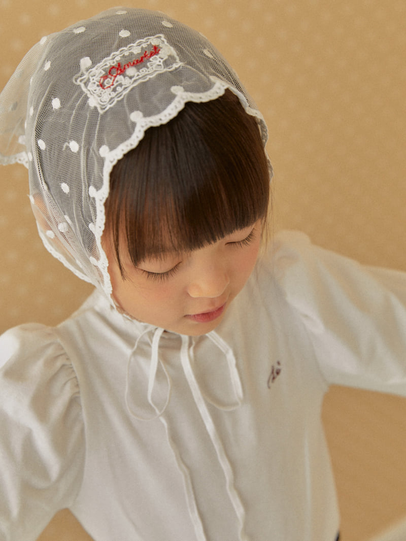 Lolobole - Korean Children Fashion - #kidzfashiontrend - Dot Lace Bandana - 3