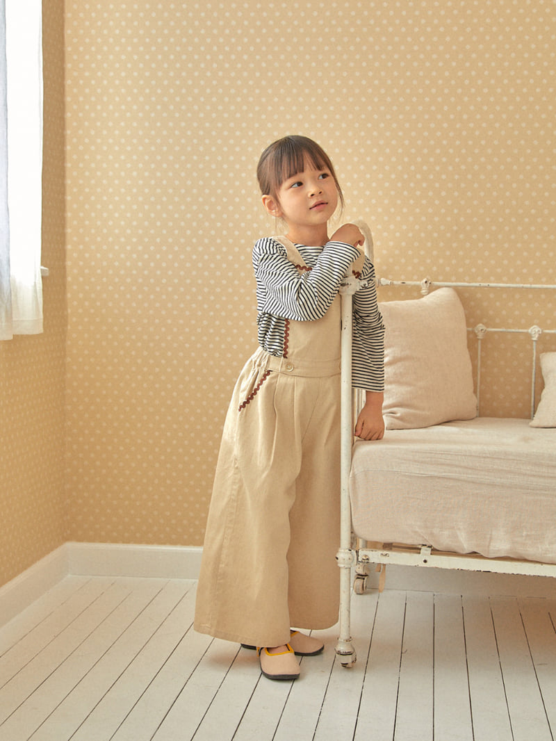 Lolobole - Korean Children Fashion - #magicofchildhood - Wave Overalls - 9