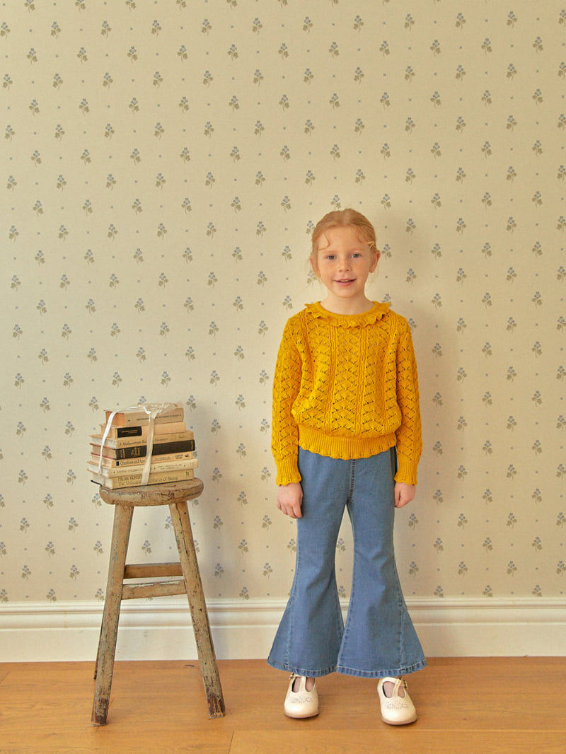 Lolobole - Korean Children Fashion - #magicofchildhood - Bootcut Denim Pants - 3