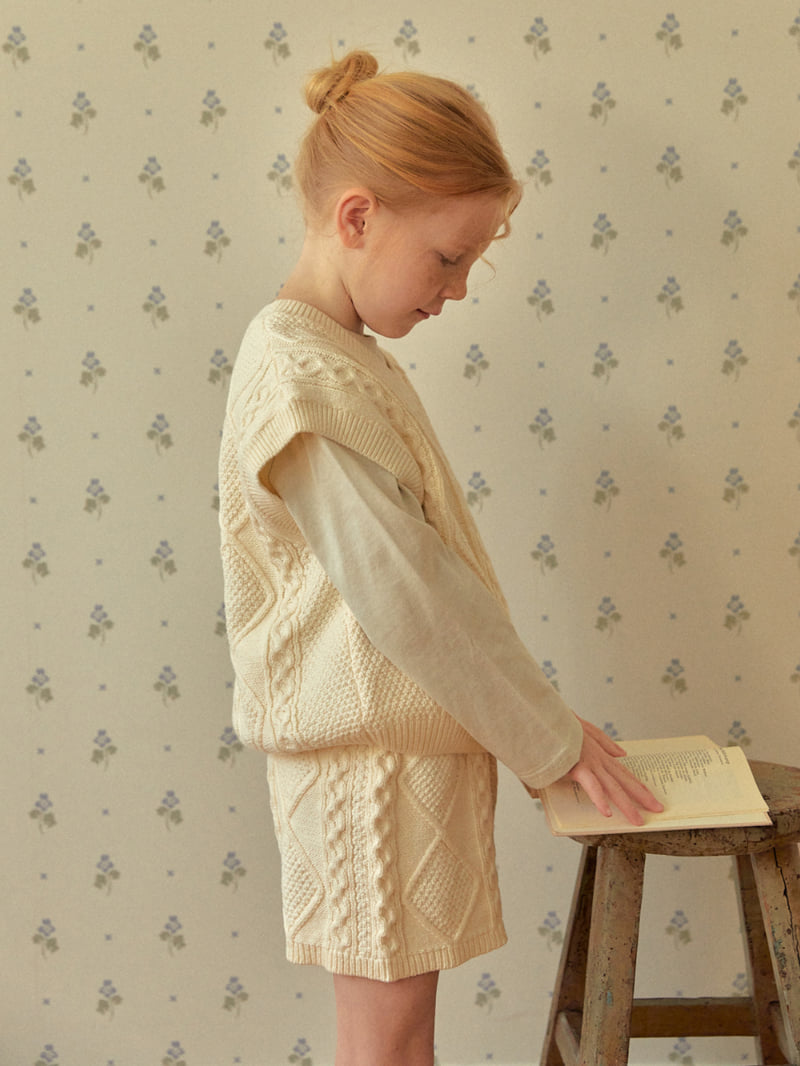 Lolobole - Korean Children Fashion - #magicofchildhood - Dia Knit Vest - 11