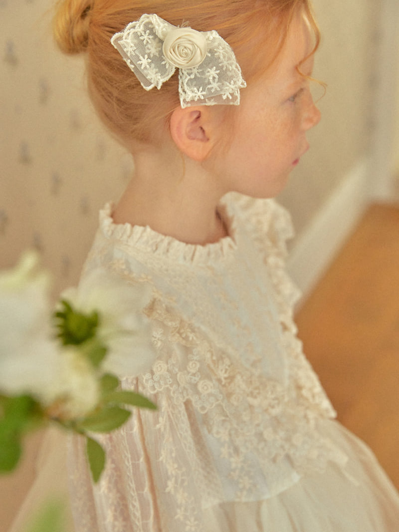 Lolobole - Korean Children Fashion - #minifashionista - Rose Lace Pin