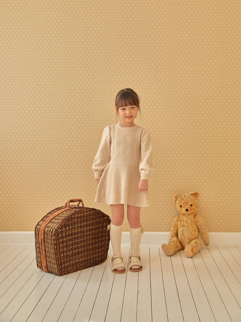 Lolobole - Korean Children Fashion - #minifashionista - Loro Knit One-piece - 5