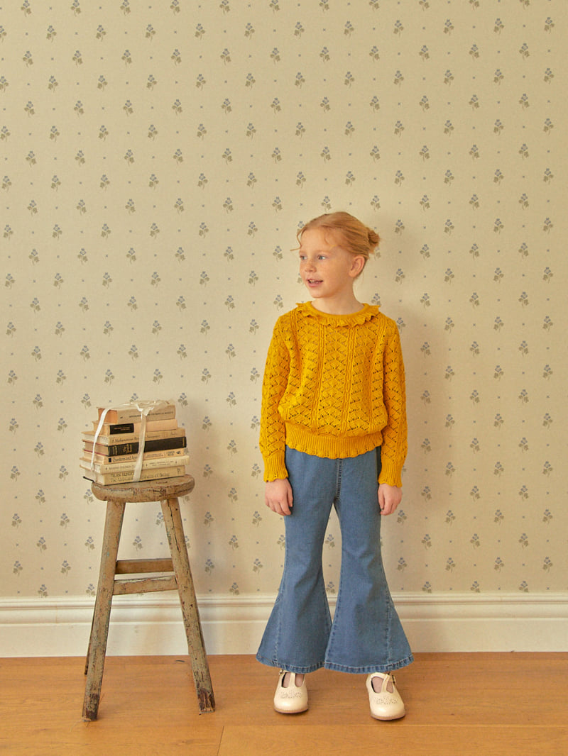 Lolobole - Korean Children Fashion - #magicofchildhood - Bootcut Denim Pants - 4