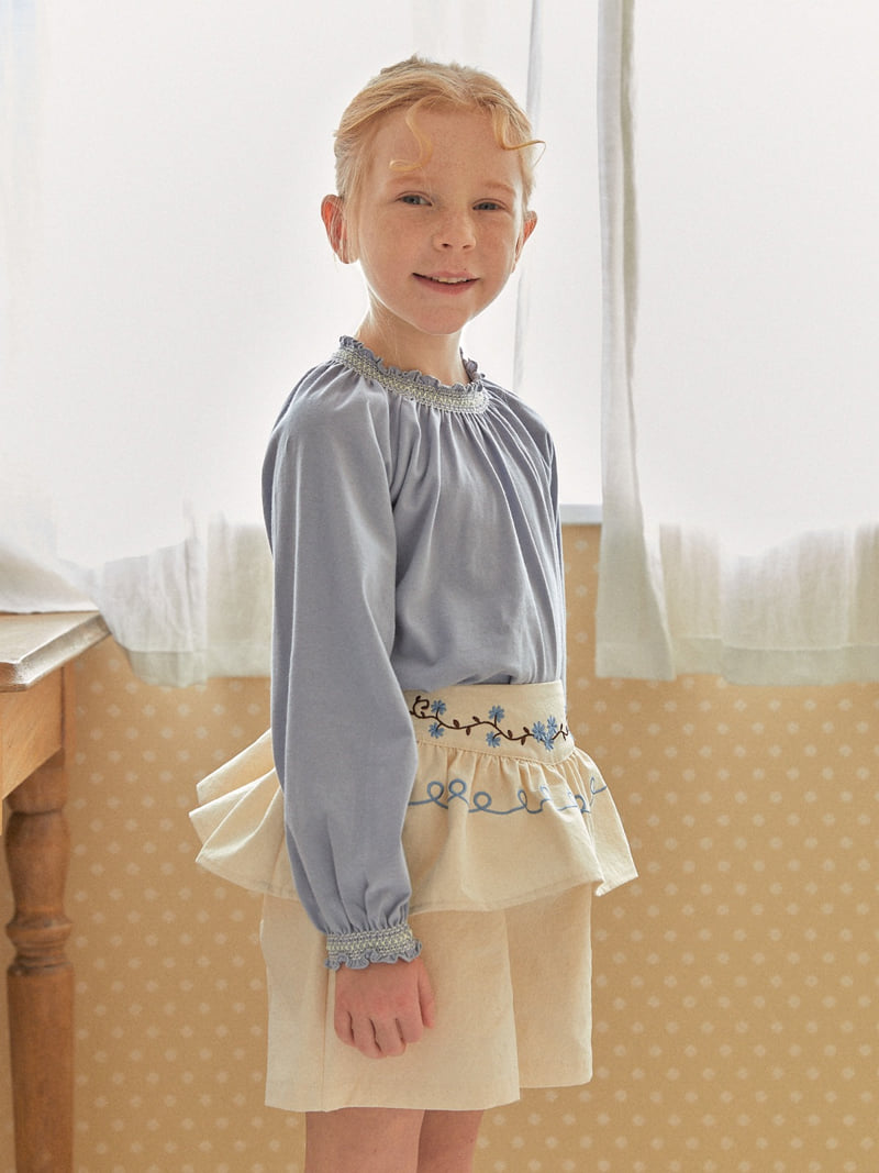 Lolobole - Korean Children Fashion - #prettylittlegirls - Briel Smoke Tee
