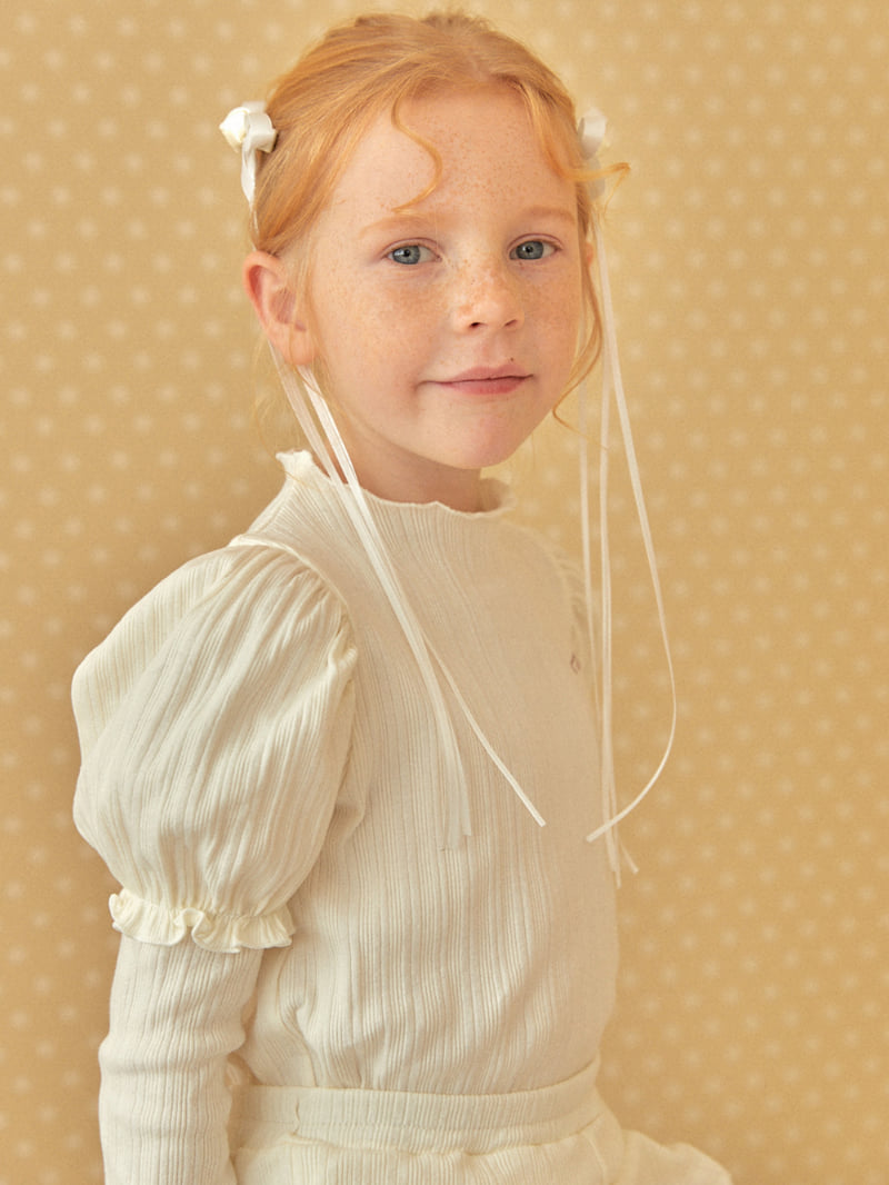 Lolobole - Korean Children Fashion - #prettylittlegirls - Princess Ribbed Tee - 3