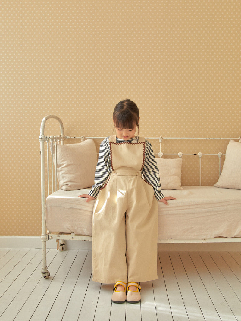 Lolobole - Korean Children Fashion - #prettylittlegirls - Wave Overalls - 11