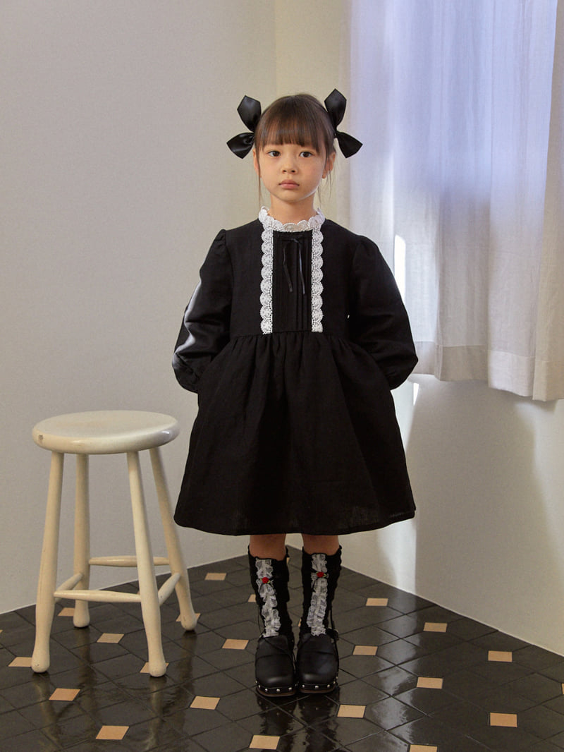 Lolobole - Korean Children Fashion - #stylishchildhood - Black Swan One-piece - 6