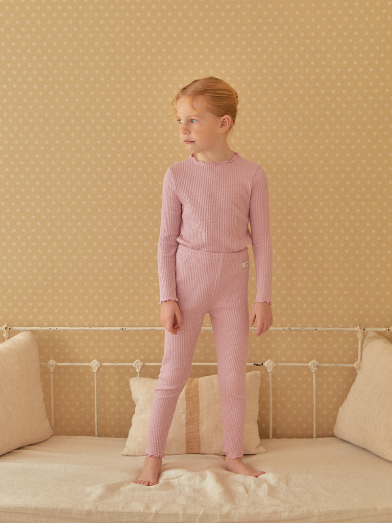 Lolobole - Korean Children Fashion - #stylishchildhood - Solid Lounge Wear Set - 12