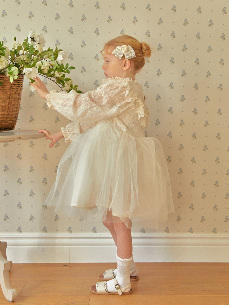 Lolobole - Korean Children Fashion - #todddlerfashion - Rose Lace Pin - 3