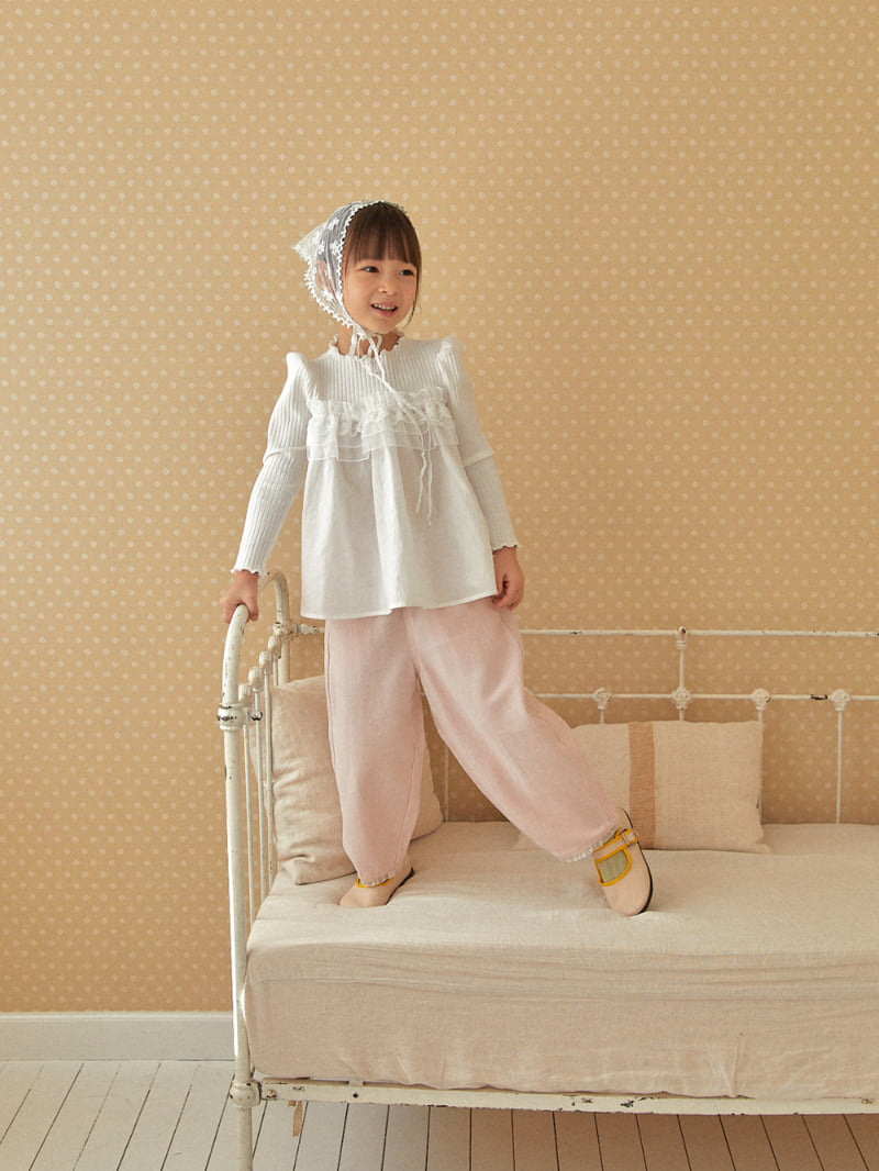 Lolobole - Korean Children Fashion - #todddlerfashion - Ribbon Lace Bandana - 7