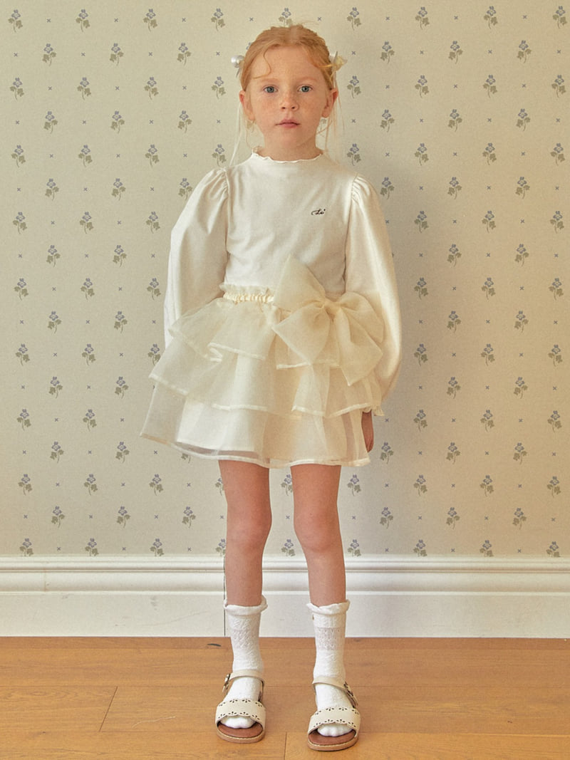 Lolobole - Korean Children Fashion - #toddlerclothing - 3-step Sha Skirt