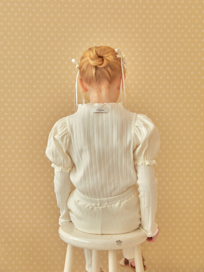 Lolobole - Korean Children Fashion - #toddlerclothing - Princess Ribbed Tee - 5