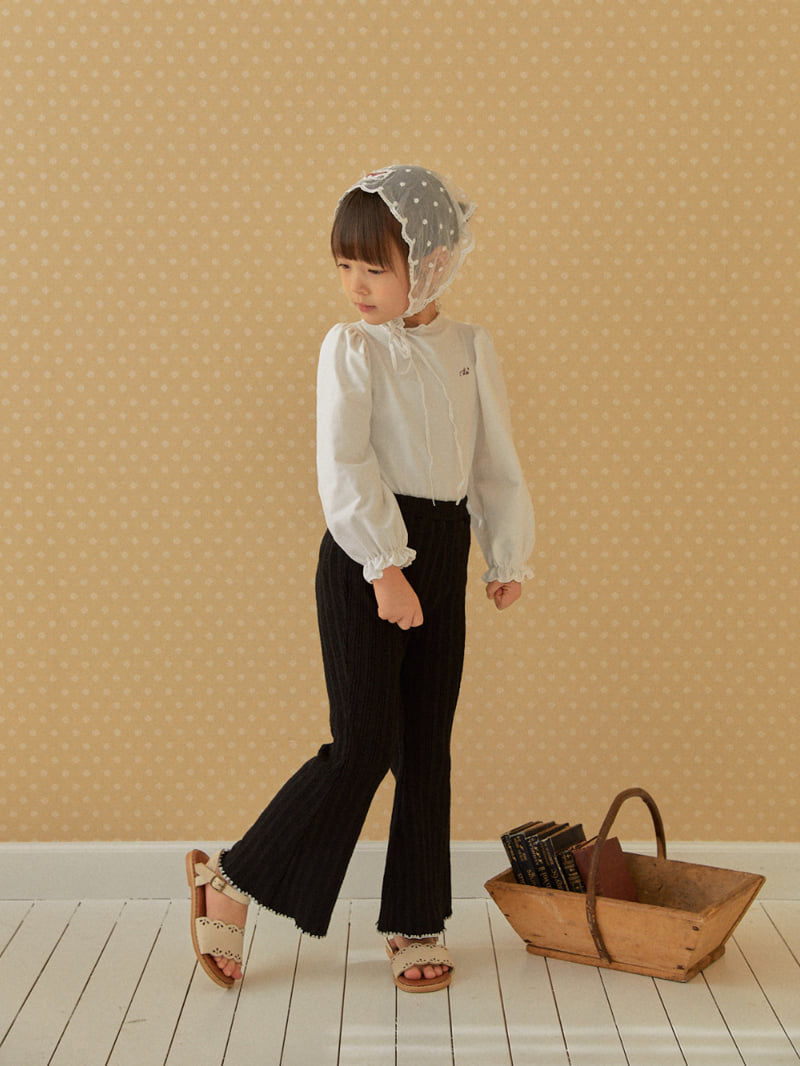 Lolobole - Korean Children Fashion - #toddlerclothing - Dot Lace Bandana - 10