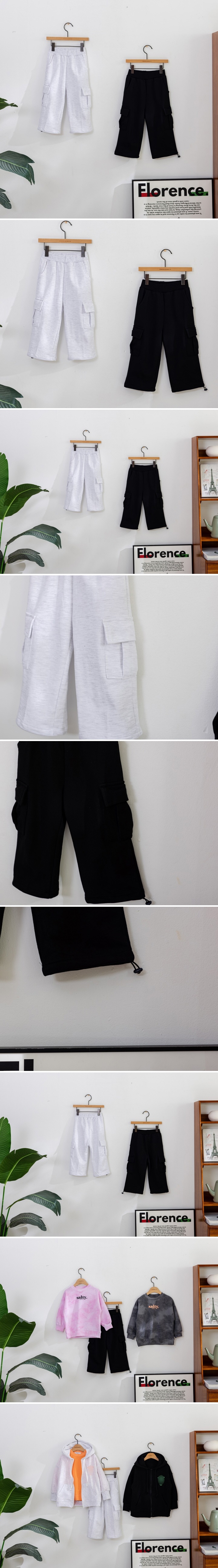 London I - Korean Children Fashion - #childofig - String Cargo Pants