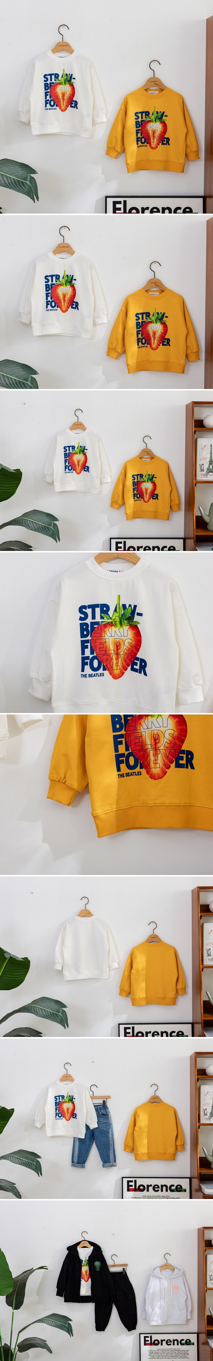 London I - Korean Children Fashion - #fashionkids - Strawberry Tee