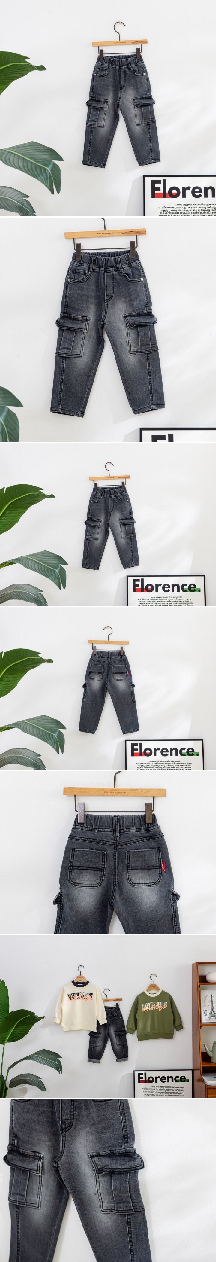 London I - Korean Children Fashion - #fashionkids - Black Cargo Pants