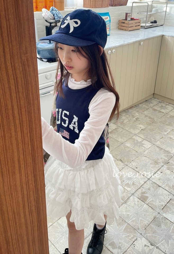 Love Rosie - Korean Children Fashion - #childrensboutique - USA Sleeveless Top - 2