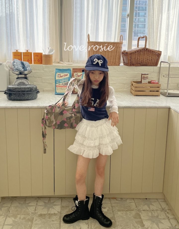 Love Rosie - Korean Children Fashion - #kidsstore - USA Sleeveless Top - 7
