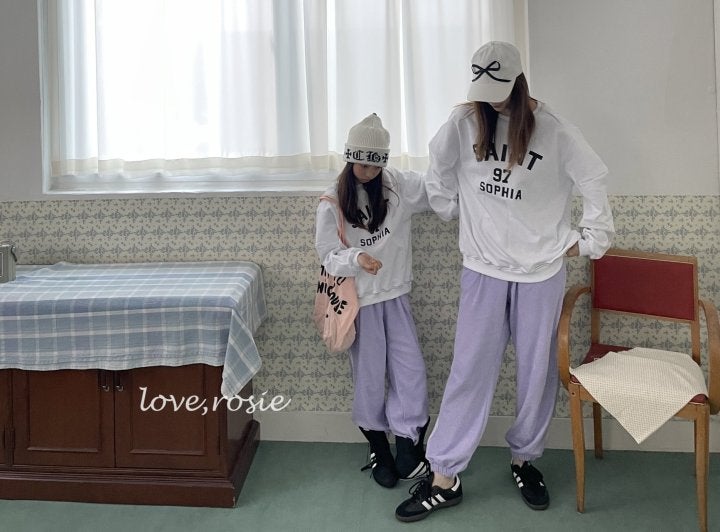 Love Rosie - Korean Women Fashion - #momslook - Terry Lace Tape Jogger Pants (with Mom) - 10