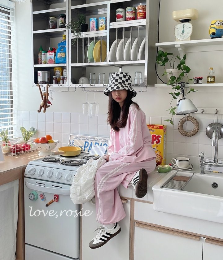 Love Rosie - Korean Women Fashion - #thelittlethings - Spring Eyelet Lace Daily Set (with Mom) - 2