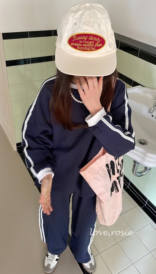 Love Rosie - Korean Women Fashion - #womensfashion - Spring Eyelet Lace Daily Set (with Mom) - 12