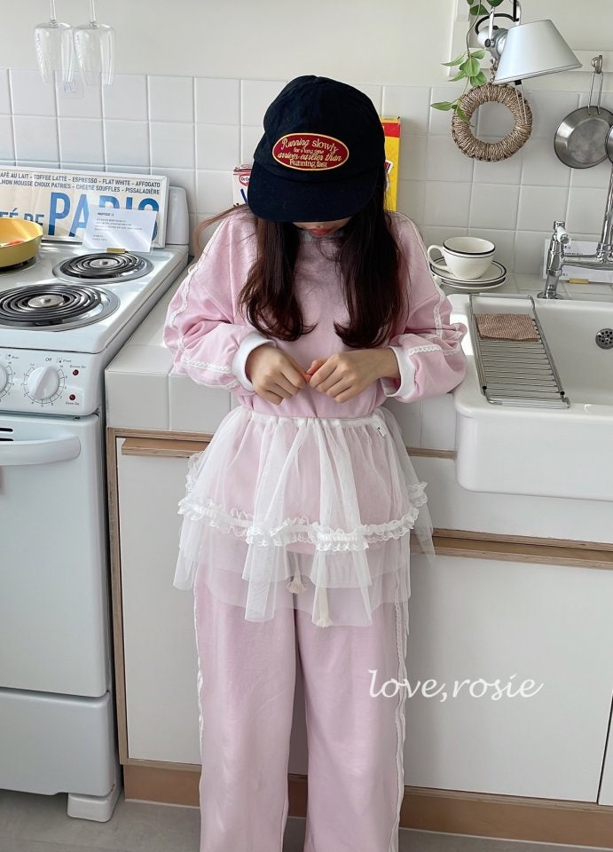 Love Rosie - Korean Women Fashion - #momslook - Spring Eyelet Lace Daily Set (with Mom) - 4