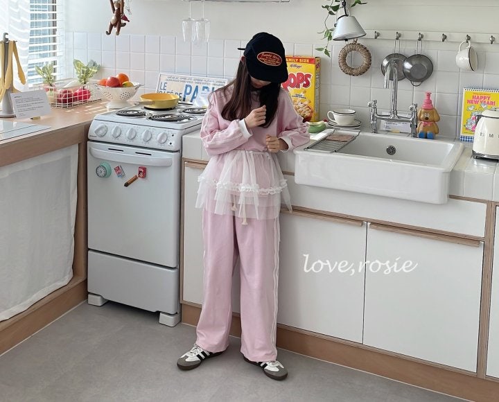 Love Rosie - Korean Women Fashion - #womensfashion - Spring Eyelet Lace Daily Set (with Mom) - 6
