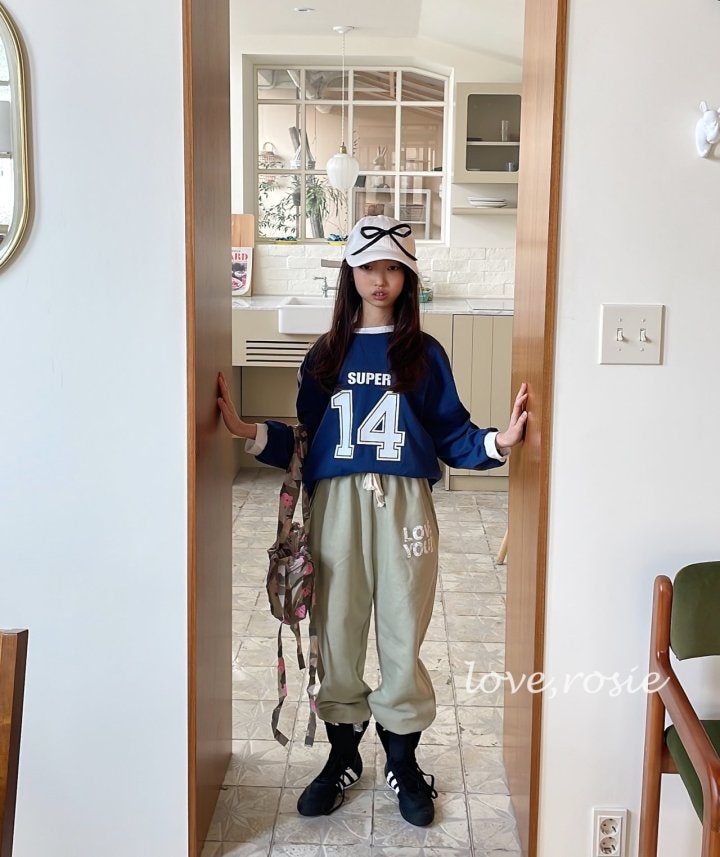 Love Rosie - Korean Women Fashion - #momslook - Vintage Love You Jogger Pants (with Mom) - 4