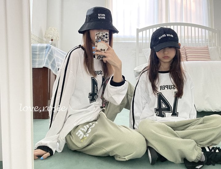 Love Rosie - Korean Women Fashion - #womensfashion - Vintage Love You Jogger Pants (with Mom) - 8