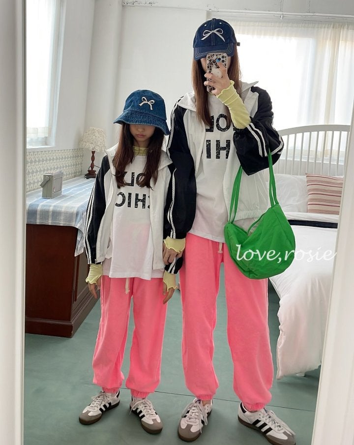 Love Rosie - Korean Women Fashion - #womensfashion - Eyelet Lace Windbreaker Jacket (with Mom) - 2