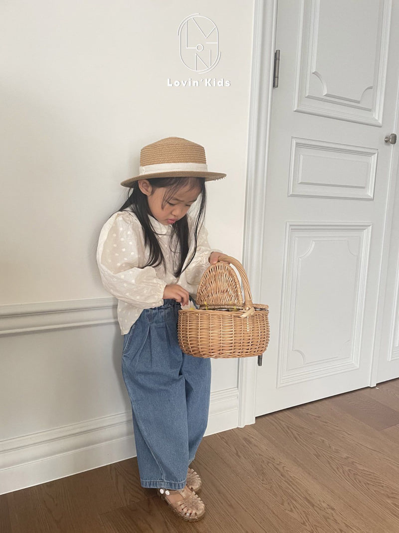 Lovin - Korean Baby Fashion - #babyboutique - Stitch Denim Pants - 5