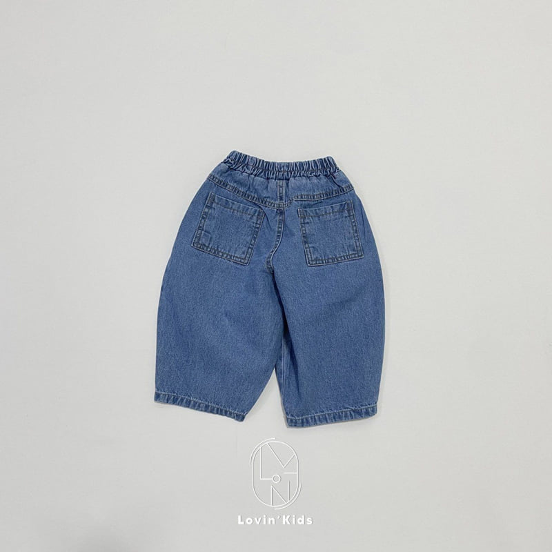 Lovin - Korean Baby Fashion - #babyfashion - Stitch Denim Pants - 9