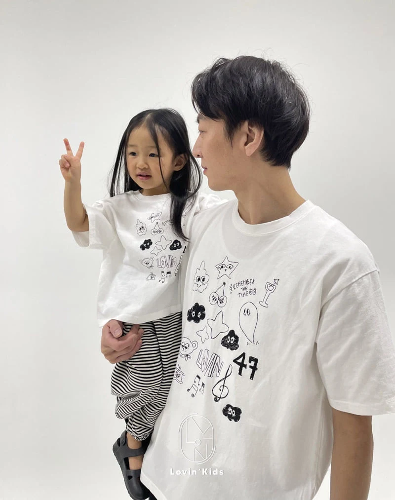 Lovin - Korean Baby Fashion - #babyfever - Drawing Tee