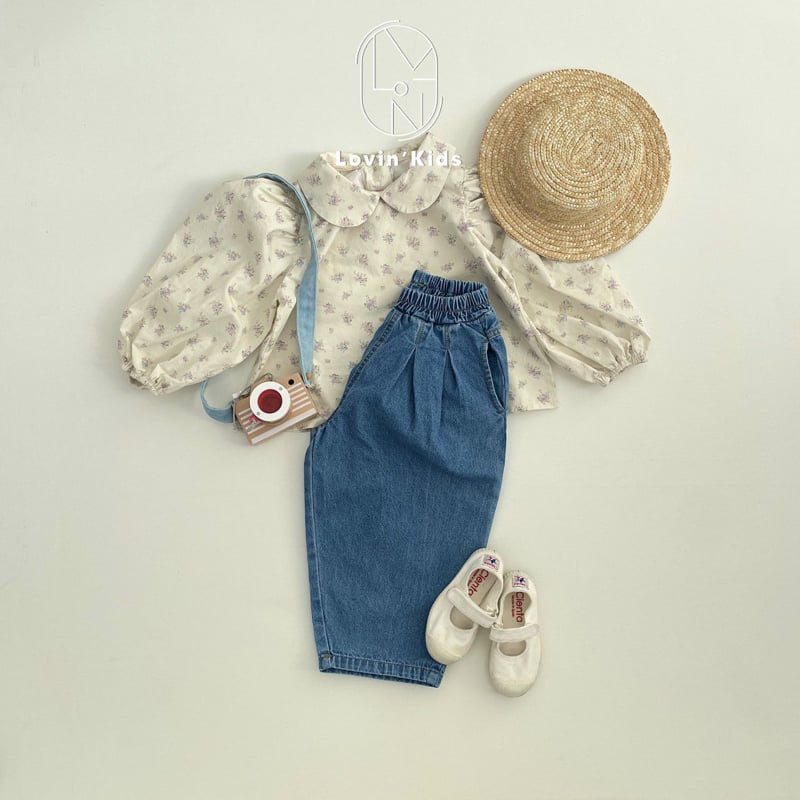Lovin - Korean Baby Fashion - #babylifestyle - Stitch Denim Pants - 12