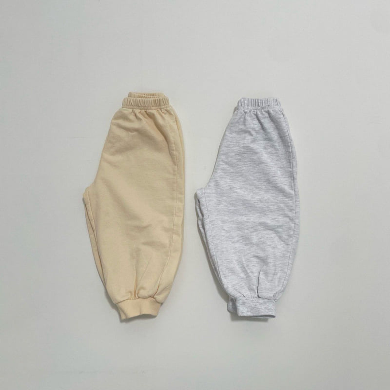 Lovin - Korean Baby Fashion - #babylifestyle - Plain Jogger Pants - 11