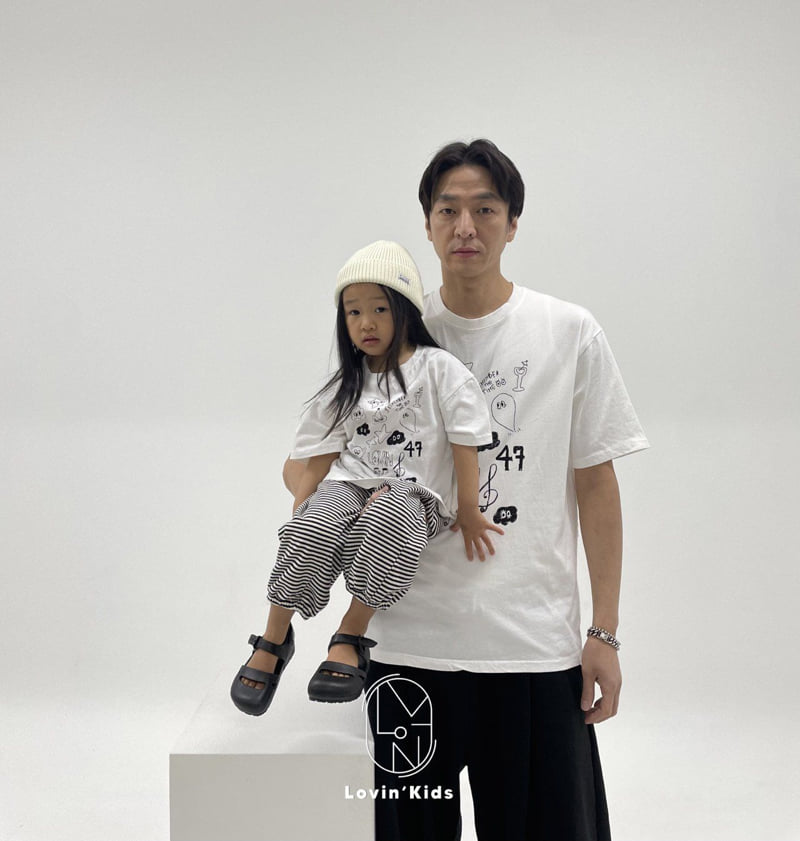 Lovin - Korean Baby Fashion - #babylifestyle - Drawing Tee - 3