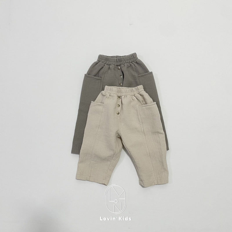 Lovin - Korean Baby Fashion - #babyoninstagram - Button Pants - 10