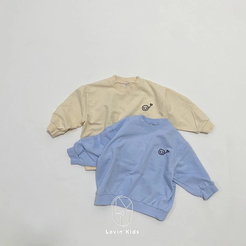 Lovin - Korean Baby Fashion - #babywear - Heart Smile Sweatshirts