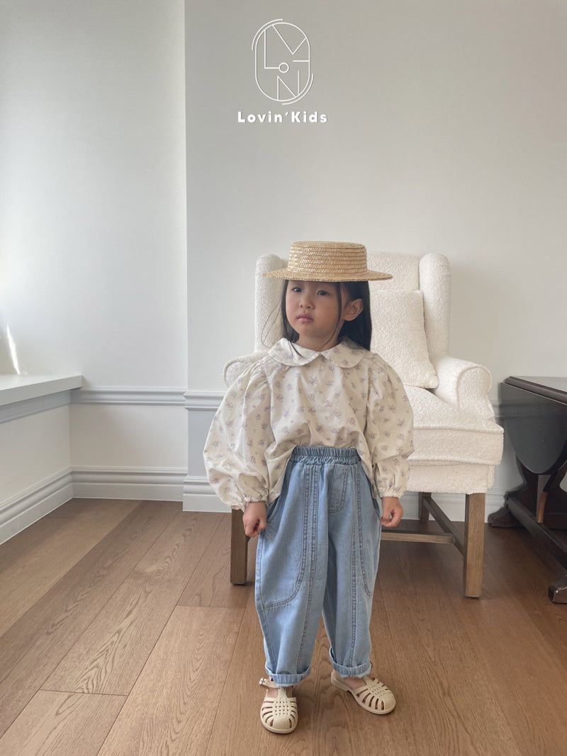 Lovin - Korean Baby Fashion - #onlinebabyboutique - Round Collar Blouse - 10