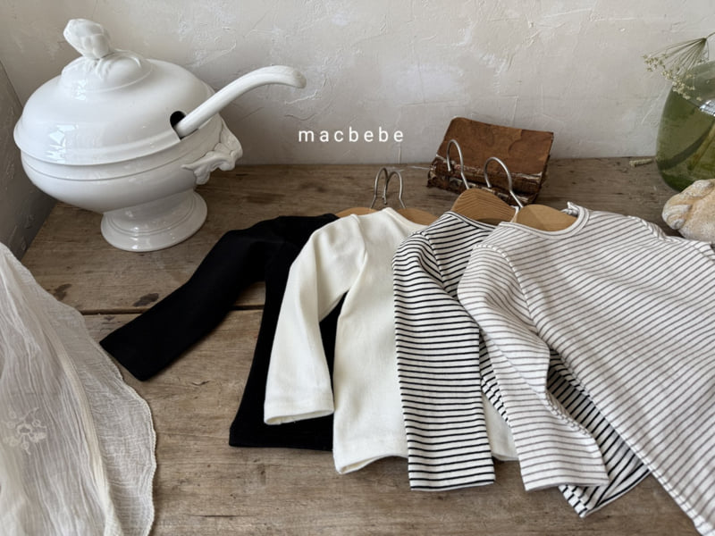 Mac - Korean Baby Fashion - #babyboutique - Button Bebe Tee - 11