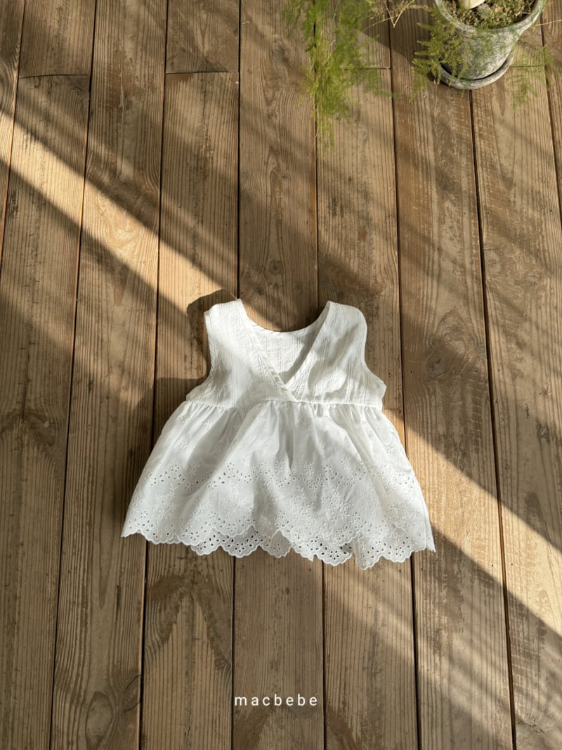 Mac - Korean Baby Fashion - #babyboutique - Sleeveless Lace One-piece - 12