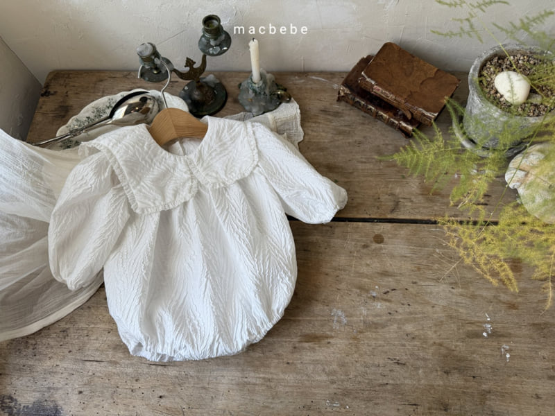 Mac - Korean Baby Fashion - #babyboutiqueclothing - Jacquard Big Collar Suit - 6