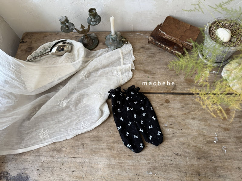 Mac - Korean Baby Fashion - #babyboutiqueclothing - Ribbon Lace Socks