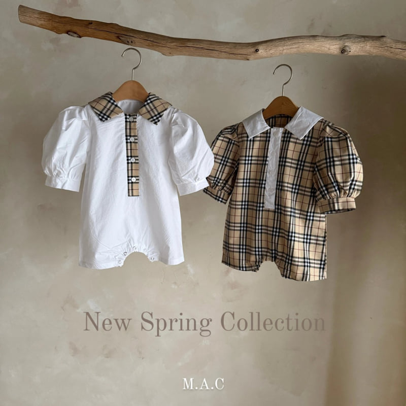 Mac - Korean Baby Fashion - #babyboutiqueclothing - Check Collar Suit