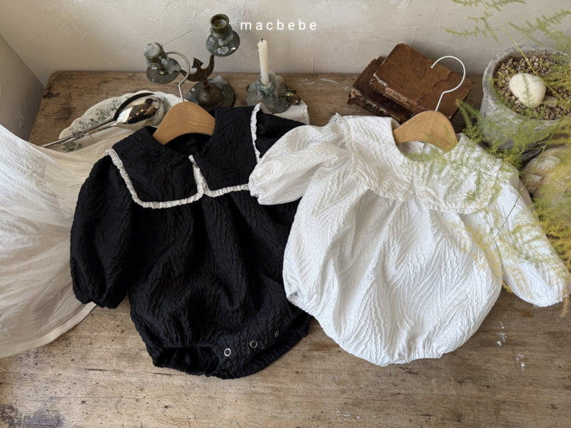 Mac - Korean Baby Fashion - #babyclothing - Jacquard Big Collar Suit - 7