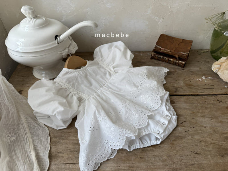 Mac - Korean Baby Fashion - #babyclothing - Puff Lace Suit - 4