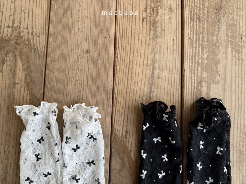 Mac - Korean Baby Fashion - #babyfashion - Ribbon Lace Socks - 4