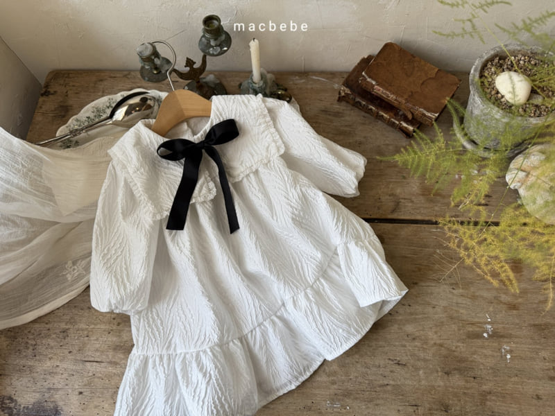 Mac - Korean Baby Fashion - #babyfever - Hwituru Ribbon Pin - 3