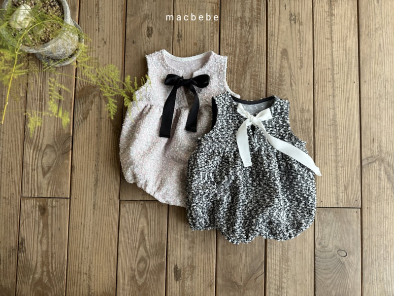 Mac - Korean Baby Fashion - #babygirlfashion - Coco Ribbon Suit - 8